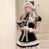 [Limited Edition] KittenClaw Black Vintage Lace Cat Ear Headdress
