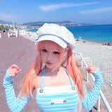 Evil Tooth Sailor Girl Halter Dress Set Pink