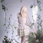 Get trendy with [Rose Island] Lil Spring Tinker Bell Crop Top Skirt Set - Dress available at Peiliee Shop. Grab yours for $29 today!