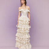 - Songe Atelier - Bourrée Ruffle Wedding Bridal Dress Tailor Made
