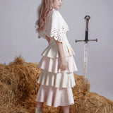 Rose Island Pink Twin Souls Princess Midi Dress
