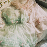 [August Unicorn] The Spring Fairy Silk Blend Dress