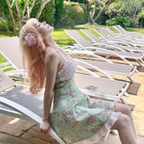 Rose Island Mint Rosé Mini Dress