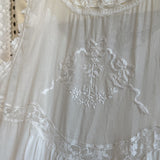 Sublunary Swan Lake Silk Sleeveless Gown