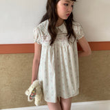 MineBeThyVers 100% Cotton Mint French Dream Doll Dress