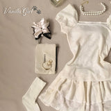 SheepKiss Vanilla Girl Rose Pattern Set