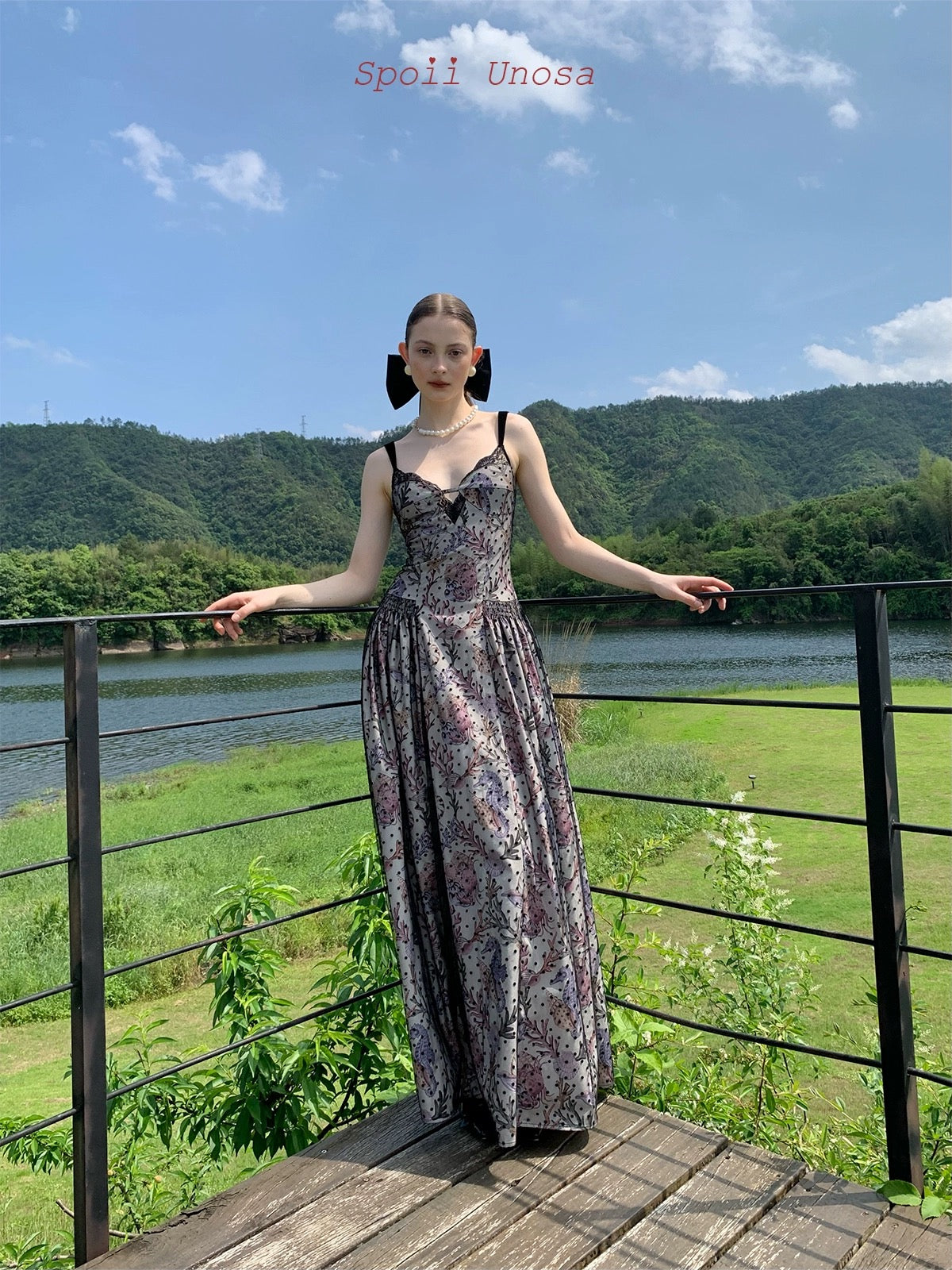 Get trendy with [SPOII UNOSA] Imperial Baroque French Lace Floral MIDI Dress Gown -  available at Peiliee Shop. Grab yours for $0.10 today!