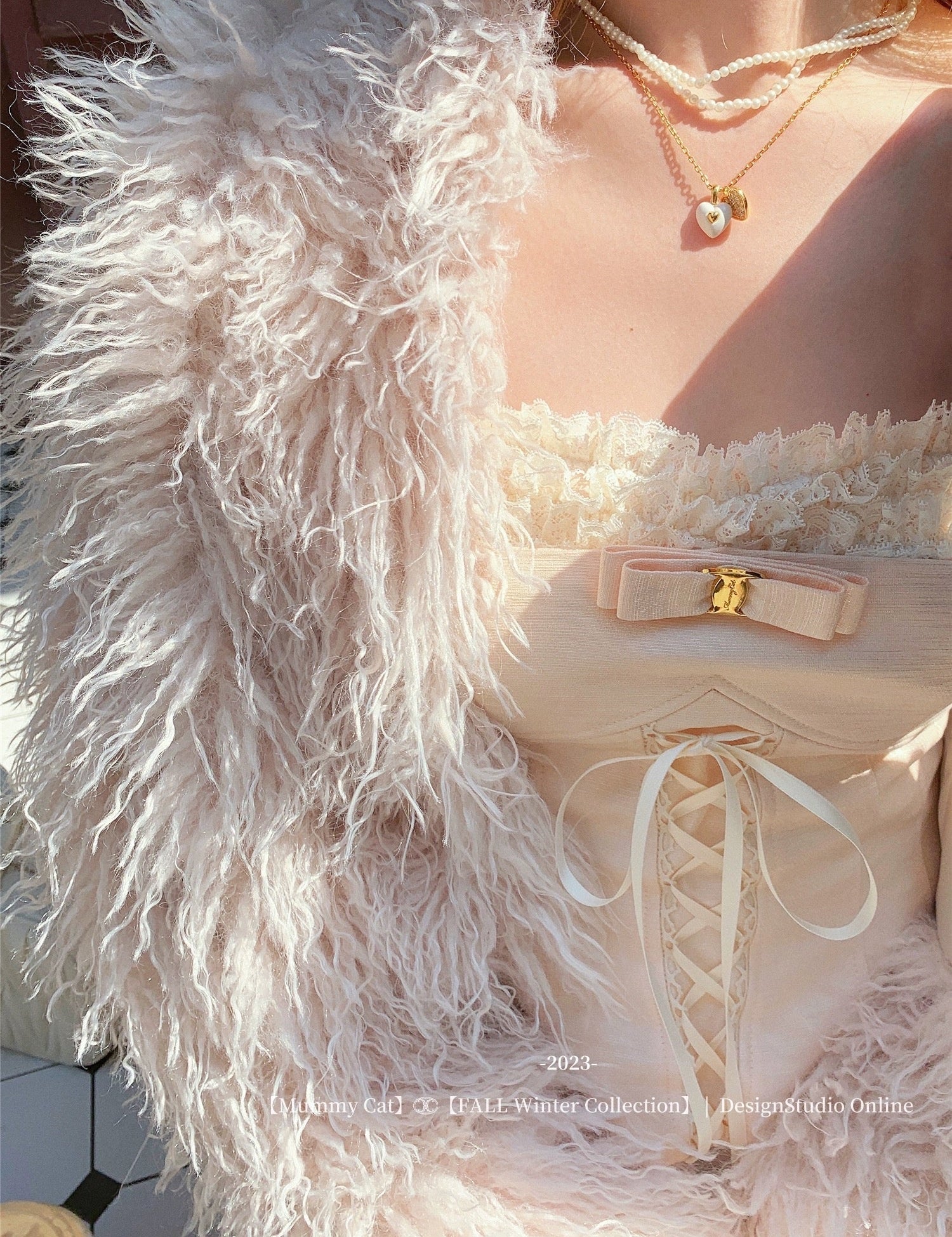 Get trendy with [Mummy Cat] Sweet Butterfly Bow Lace Camisole -  available at Peiliee Shop. Grab yours for $50 today!