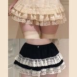 KittenClaw Vintage Lace Cross 100% Cotton Bloomers Skirt