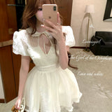 Leonie Girl Leonie Girl Lace Dream Peter Pan Collar Mini Dress