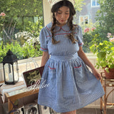 Blue Gingham Vintage 1997 Babydoll Dress