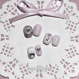 Dream core strange tale Hand-Painted Press On Nail Set