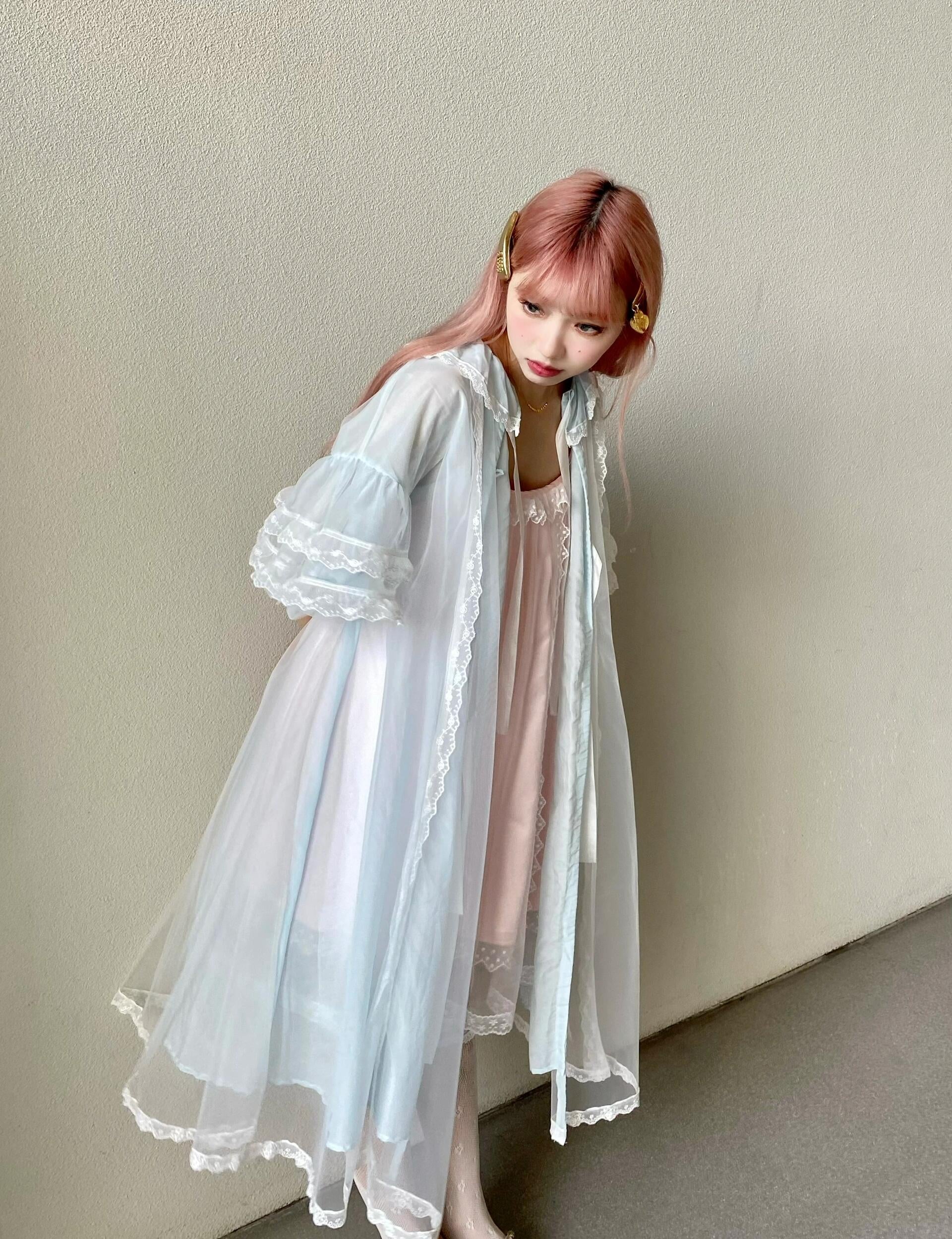 Get trendy with [August Unicorn] The Dream - Silk handmade vintage outer dress gown - Dresses available at Peiliee Shop. Grab yours for $168 today!