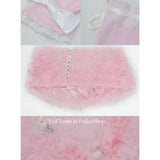 Evil Tooth Rosé Hime Gal off-shoulder shawl and Gloves Set