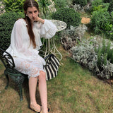 SPOII UNOSA Clair de Romance Ruffle Sleeve Blouse