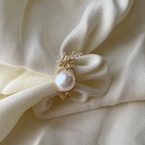 Get trendy with Being a princess is what i do the best 7-8mm, 8.5-9mm Freshwater Pearl Ring -  available at Peiliee Shop. Grab yours for $19.90 today!