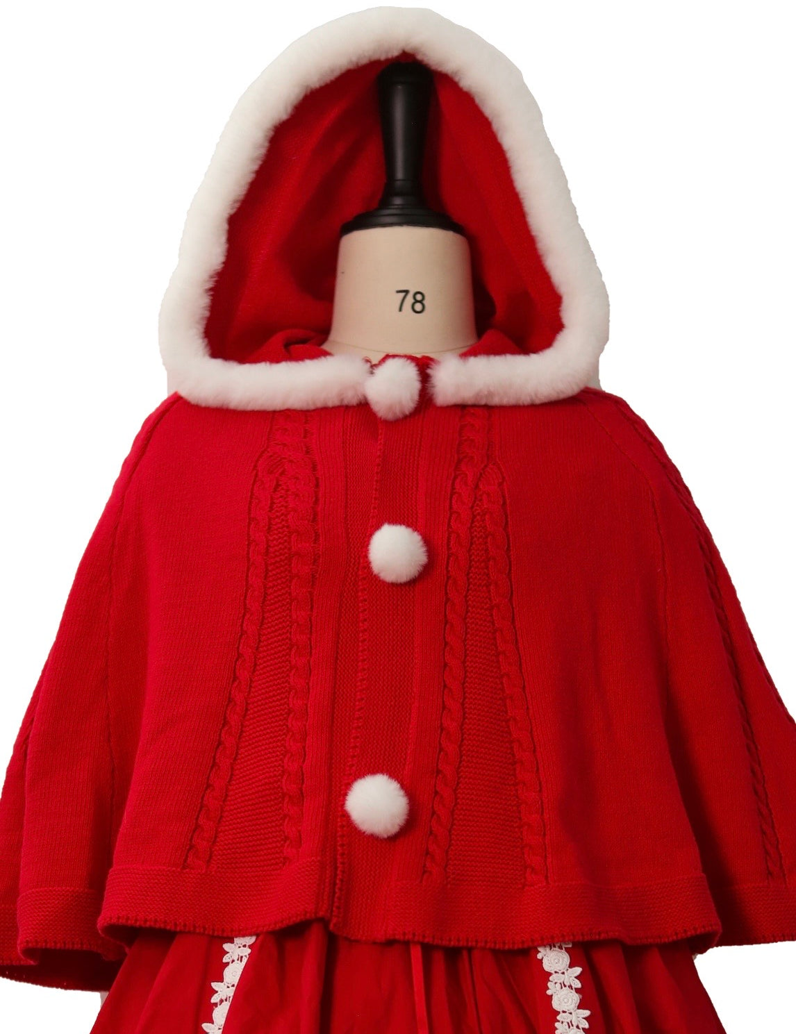 Get trendy with Little Riding Hood Fairy Tale Christmas Knitting Cape Cosplay -  available at Peiliee Shop. Grab yours for $39.90 today!