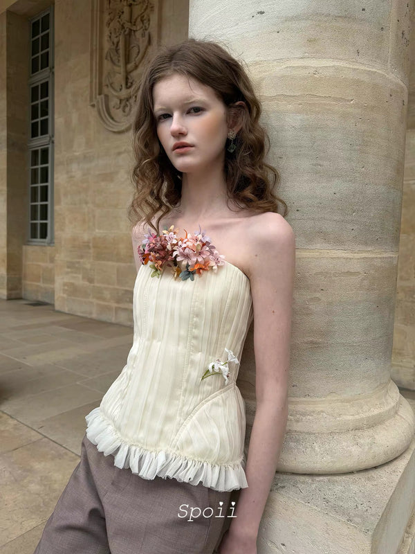 SPOII UNOSA Fleur Séchée Corset Top