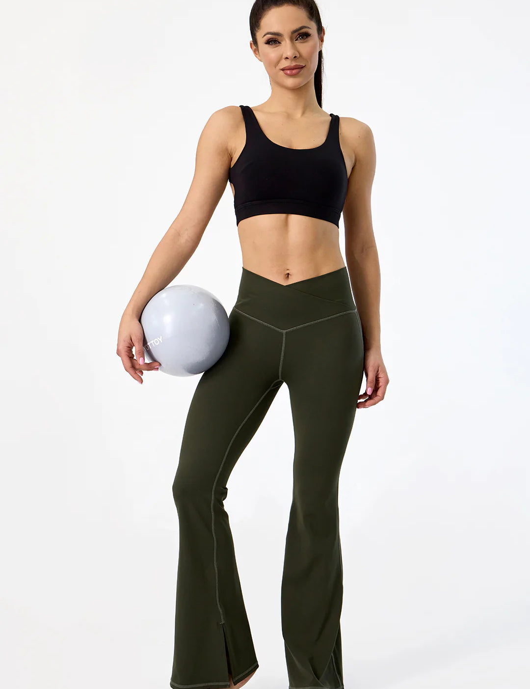 Get trendy with [Rexing x Peiliee Sport] Crossover High Waisted Flare Leggings with Pocket Yoga Pants -  available at Peiliee Shop. Grab yours for $56 today!