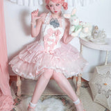 Get trendy with [PeilieeShop x Stasera] Ribbon Poem Handmade Corset Top Christmas -  available at Peiliee Shop. Grab yours for $65 today!