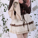 Rose Island Forest Tea Party Floral Mini Skirt with Bloomers