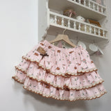 Rose Island Deer Core Layer Mini Skirt
