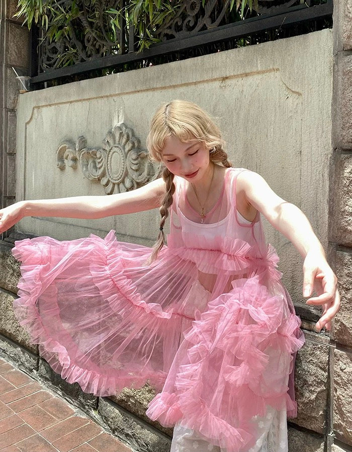 Get trendy with [August Unicorn] I’m not just a girl - transparent outer mini dress Christmas - Dresses available at Peiliee Shop. Grab yours for $62 today!