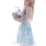 Rose Island Sea Salt Jelly Jellyfish Mini Dress