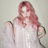 Get trendy with [August Unicorn] Rose romance transparent outer dress - Dresses available at Peiliee Shop. Grab yours for $75 today!