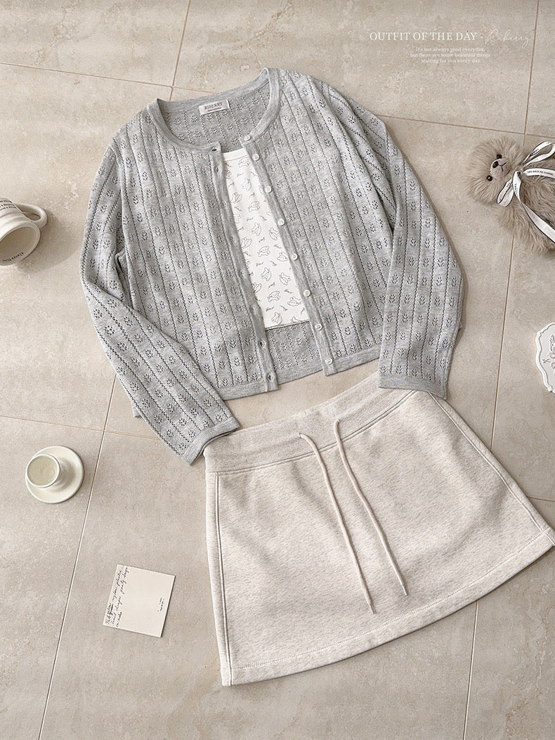 Get trendy with Lina Mini Skirt with sweatshorts inside -  available at Peiliee Shop. Grab yours for $18 today!