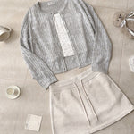 Get trendy with Lina Mini Skirt with sweatshorts inside -  available at Peiliee Shop. Grab yours for $18 today!
