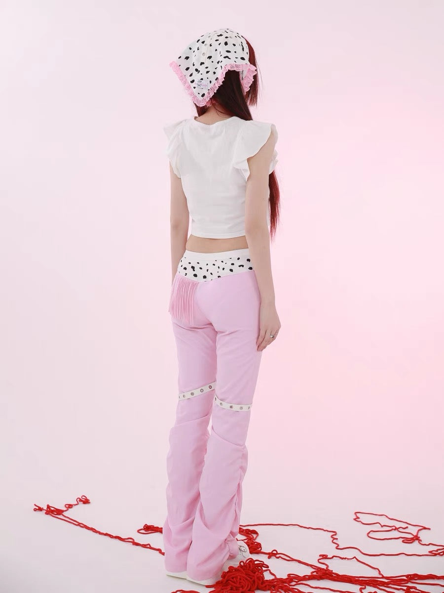 Get trendy with [Evil tooth] My bad girl crop top shirt - Shirts & Tops available at Peiliee Shop. Grab yours for $34 today!