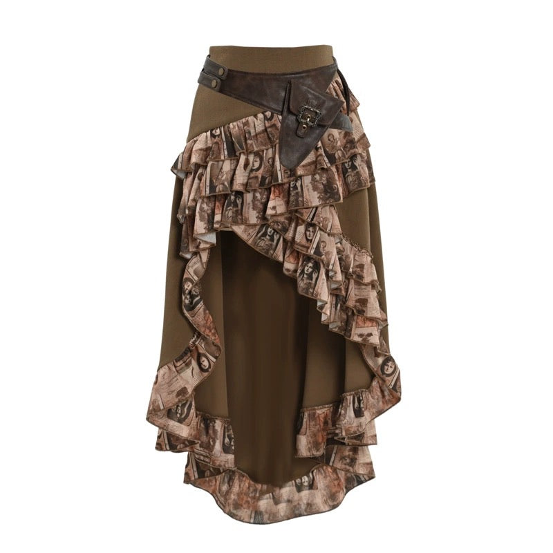 Get trendy with [Blood Supply] Dragon Era steampunk Skirt with waist bag -  available at Peiliee Shop. Grab yours for $45 today!