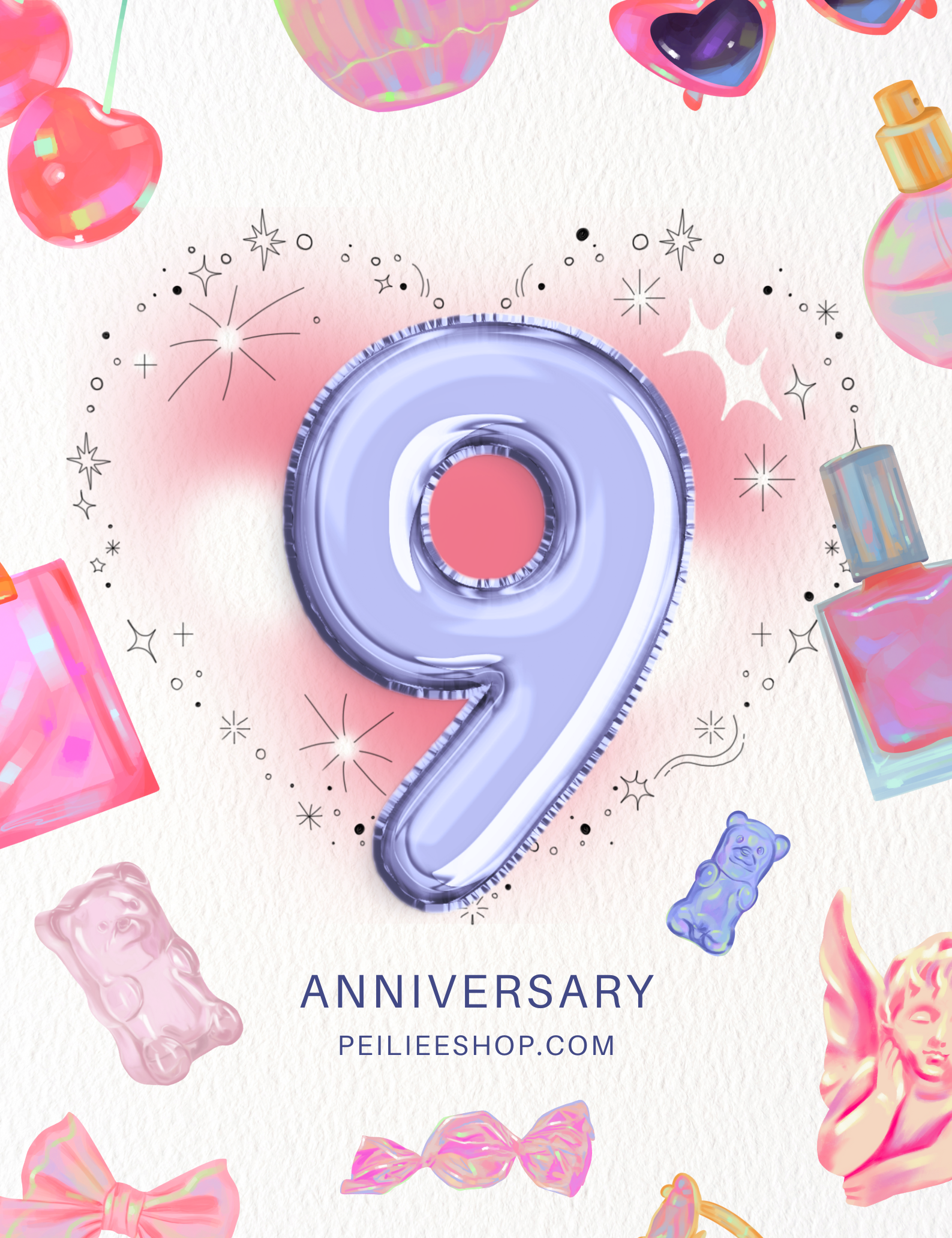 Get trendy with 9th Anniversary Lucky Bag -  available at Peiliee Shop. Grab yours for $9.90 today!