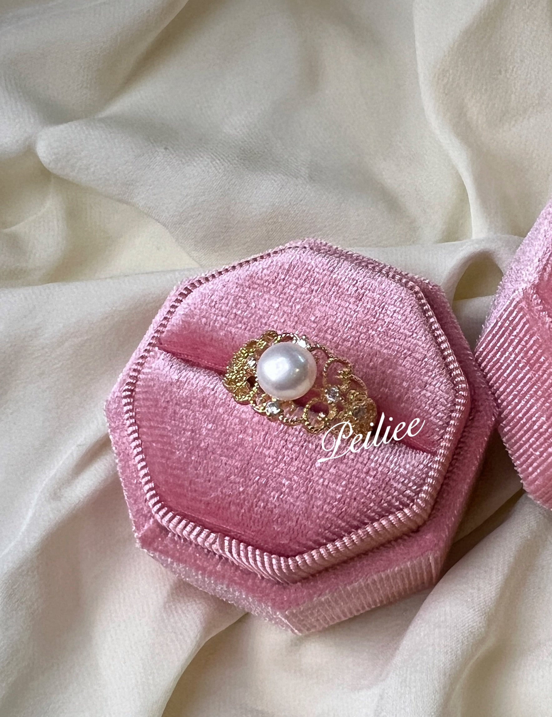Get trendy with Being a princess is what i do the best 7-8mm, 8.5-9mm Freshwater Pearl Ring -  available at Peiliee Shop. Grab yours for $19.90 today!