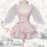 Silly Solkatt Seaside Blush Floral Mini Dress