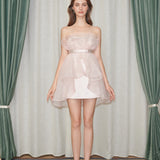 First Date NYC Rosalie Bouquet Mini Dress in Pink