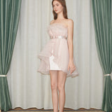 First Date NYC Rosalie Bouquet Mini Dress in Pink