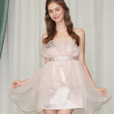First Date NYC Rosalie Bouquet Mini Dress in Pink