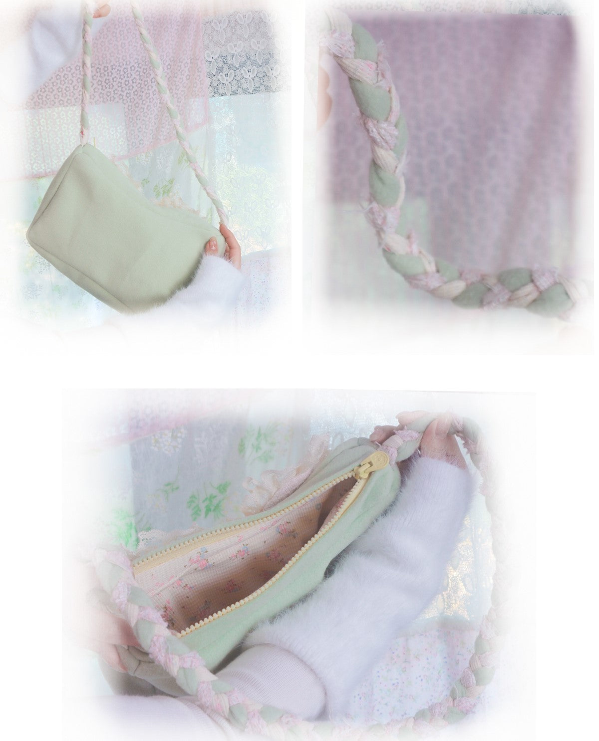 Get trendy with [Rose Island] Spring Butterfly Zipper Shoulder Bag - Handbags available at Peiliee Shop. Grab yours for $38 today!