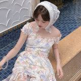 Get trendy with [Rose Candy] Eden Garden Vintage-Inspired Lace Dress - Dresses available at Peiliee Shop. Grab yours for $38 today!