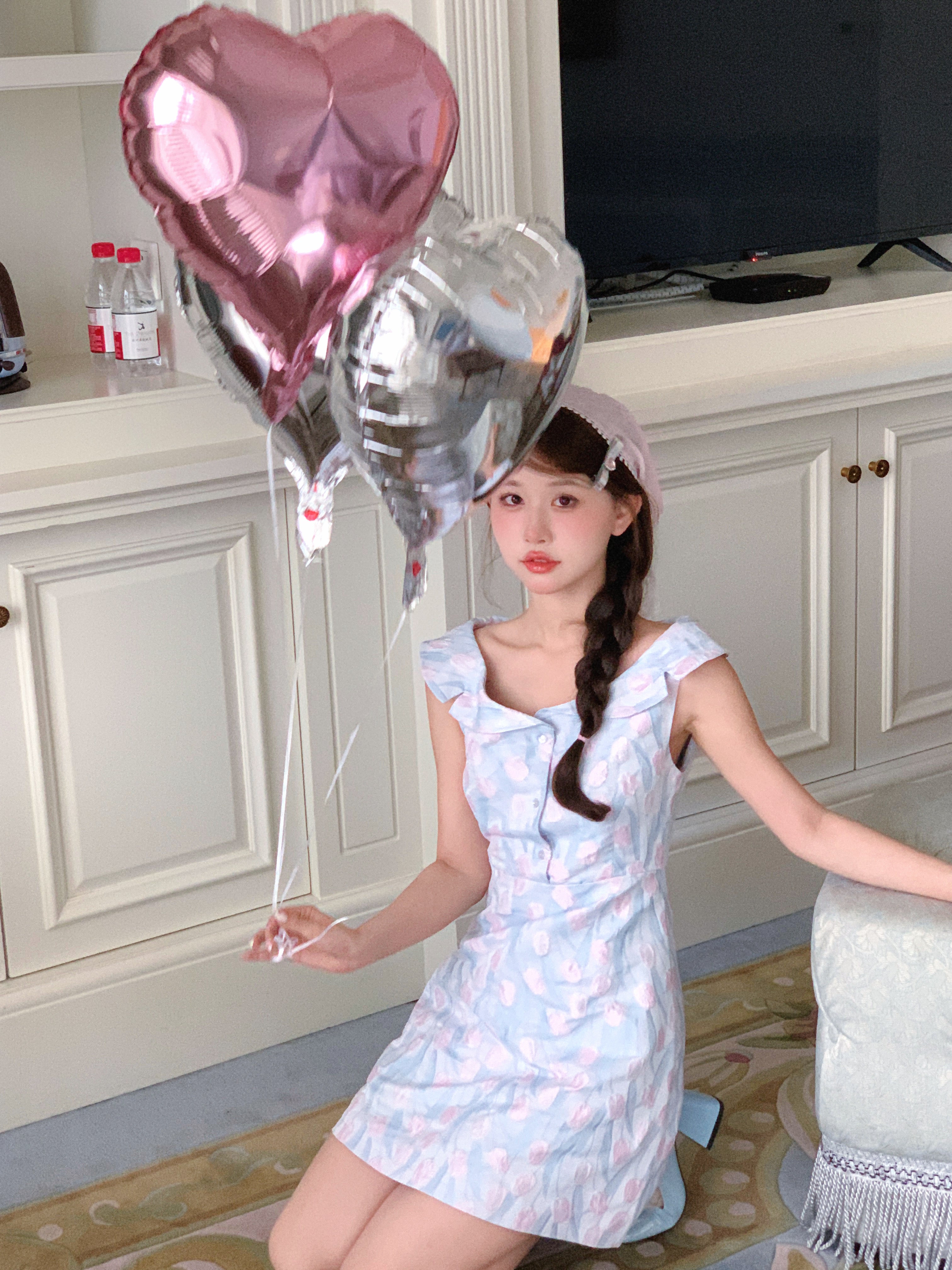 Get trendy with [SALE] Tulip Tale Vintage Mini Dress - Dresses available at Peiliee Shop. Grab yours for $28 today!