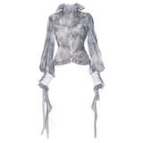 [Blood Supply] Gothic Romantic Bride Mini Dress