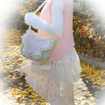 Get trendy with [Rose Island] Spring Butterfly Zipper Shoulder Bag - Handbags available at Peiliee Shop. Grab yours for $38 today!