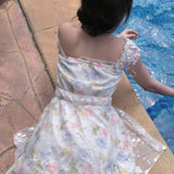 Get trendy with [Rose Candy] Eden Garden Vintage-Inspired Lace Dress - Dresses available at Peiliee Shop. Grab yours for $38 today!