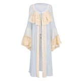 BloodSupply Happy Birthday Mousse Date Baby Blue Lace Robe