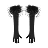 [Blood Supply] Shadow Stalker Gothic Faux Fur Cape Coat PU Leather