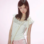 Get trendy with [Rose Island] Bunny dreams crop top -  available at Peiliee Shop. Grab yours for $28 today!