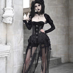 Get trendy with [Blood Supply]Alice Dark Gothic Corset Dress - Clothing available at Peiliee Shop. Grab yours for $18 today!