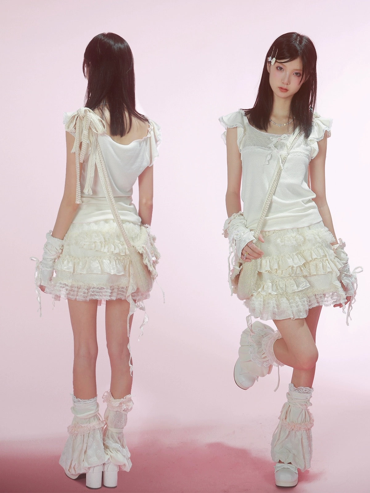 Get trendy with [Rose Island] Bunny dreams crop top -  available at Peiliee Shop. Grab yours for $28 today!